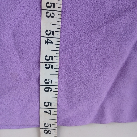 Vintage 60's Purple Mid Century Whimsigoth Prairie Cottagecore Lace Maxi Dress - Picture 12 of 16